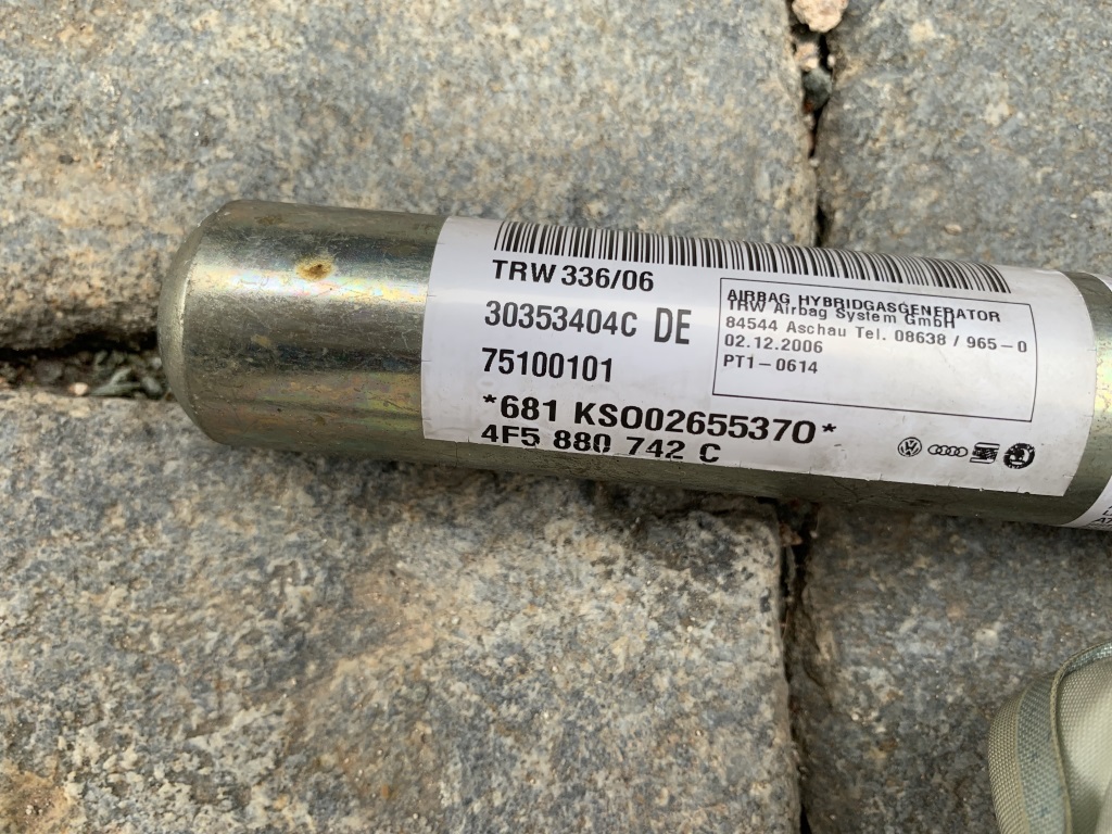 AUDI A6 - 4F - 2005-2011 - airbag stropní P - SEDAN - 4F5880742C