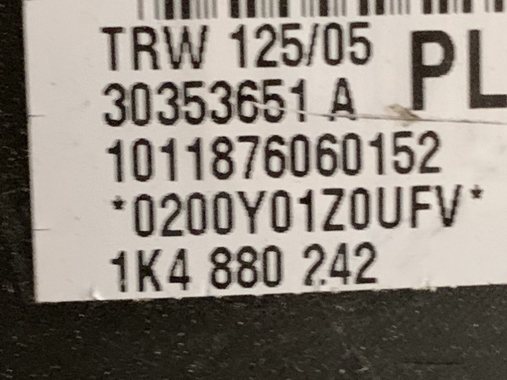 ŠKODA OCTAVIA 2 - 1Z - 2004-2009 - airbag sedalo PP - 1K4880242