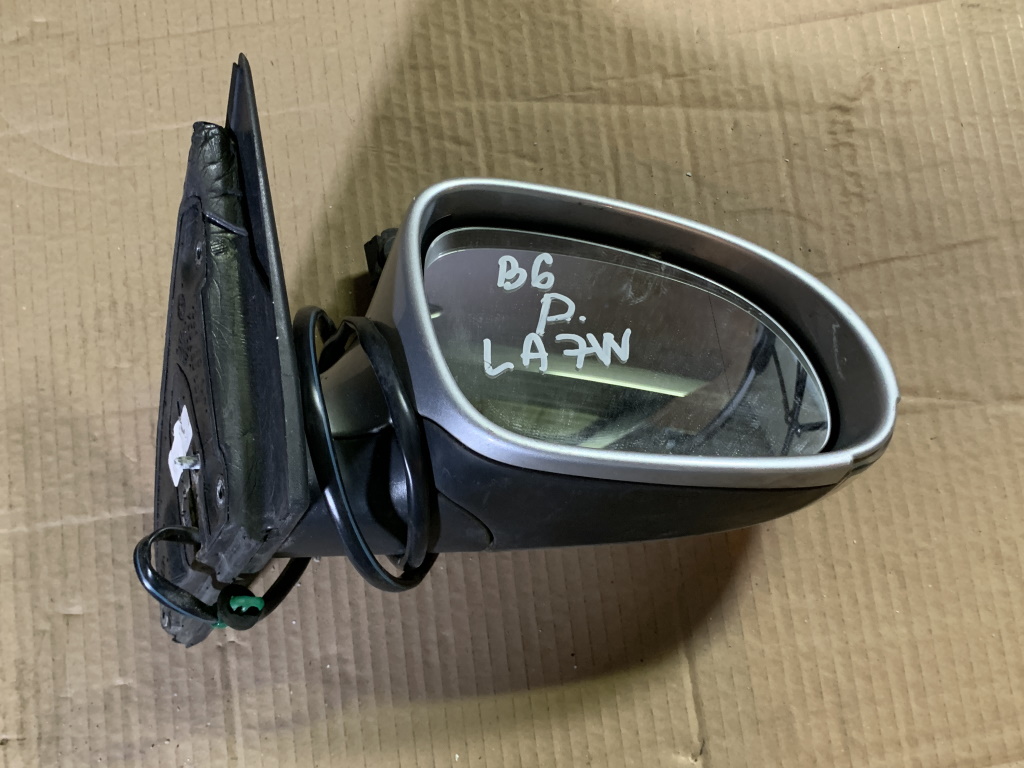 VW PASSAT B6 - 3C - 2005-2010 - zrcátko PP - stříbrná metalíza - LA7W