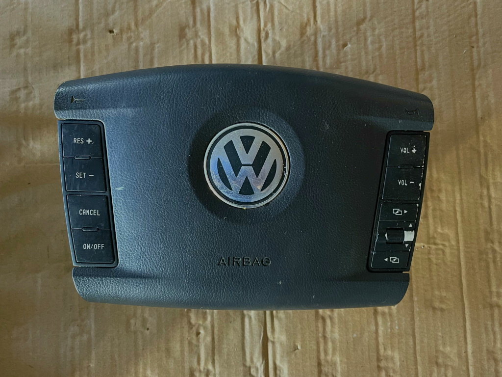 VW TOUAREG - 7L - 2002 - 2010 - airbag volant + spolujezdec + pás PP+LP+PZ+LZ - 7L6880201DA 7L0880202 7L0857705E 7L0857706E 7L0857805A 7L0857806A