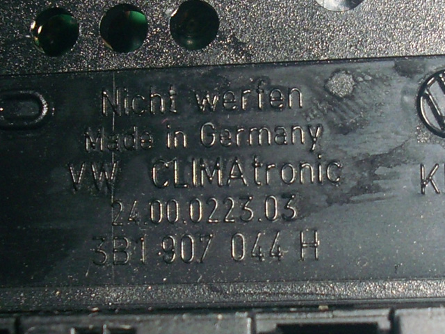 ŠKODA OCTAVIA I 1996-2010 - 1U - klima panel