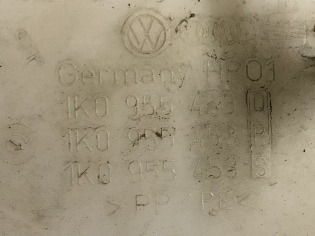 ŠKODA OCTAVIA 2 - 1Z - 2004-2009 - nádobka ostřikovačů (3x motorek) - 1K0955453Q