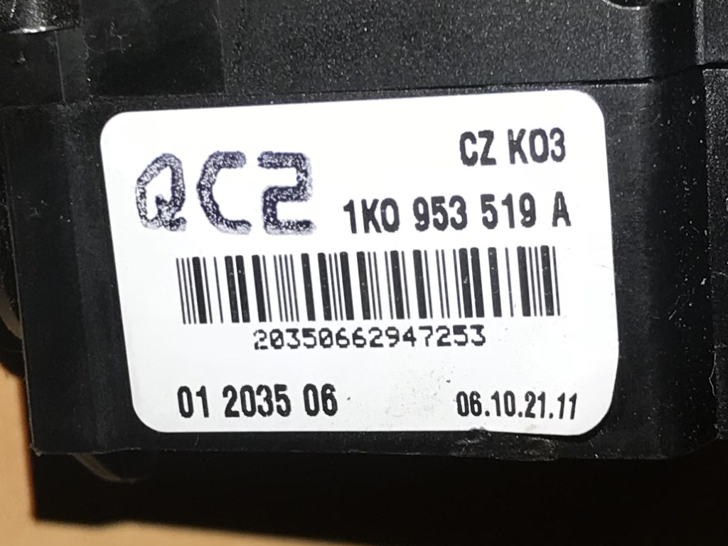 ŠKODA OCTAVIA 2 - 1Z - 2004-2009 - páčka - 1K0953519A