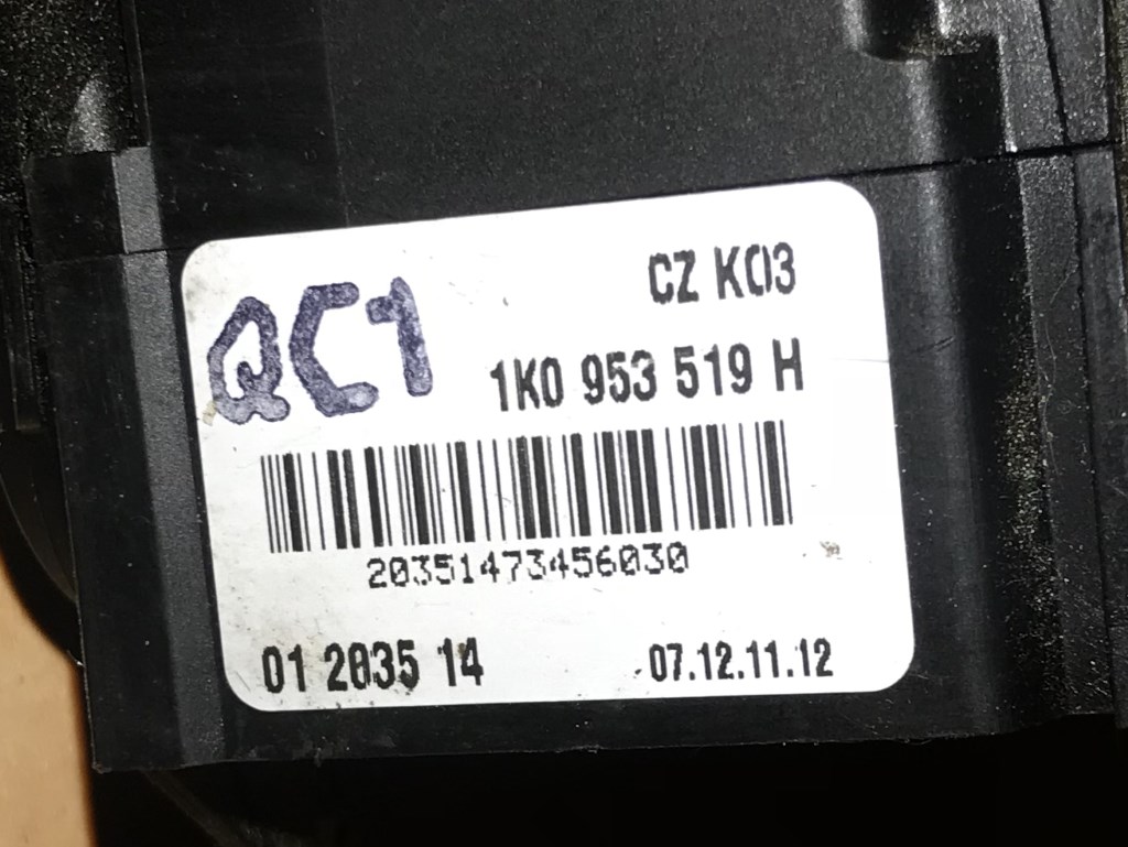 ŠKODA OCTAVIA 2 - 1Z - 2004-2009 - páčka - 1K0953519H