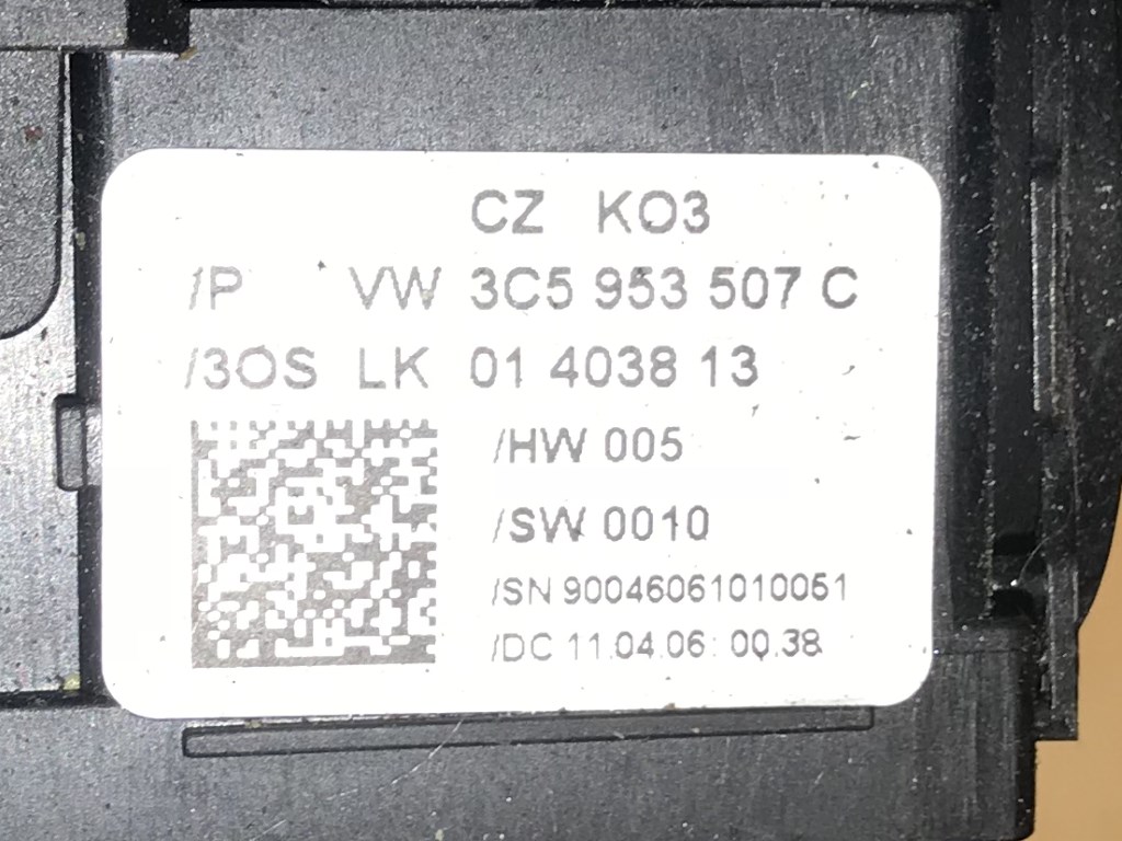 VW PASSAT B6 - 3C - 2005-2010 - páčky pod volant - TEMPOMAT