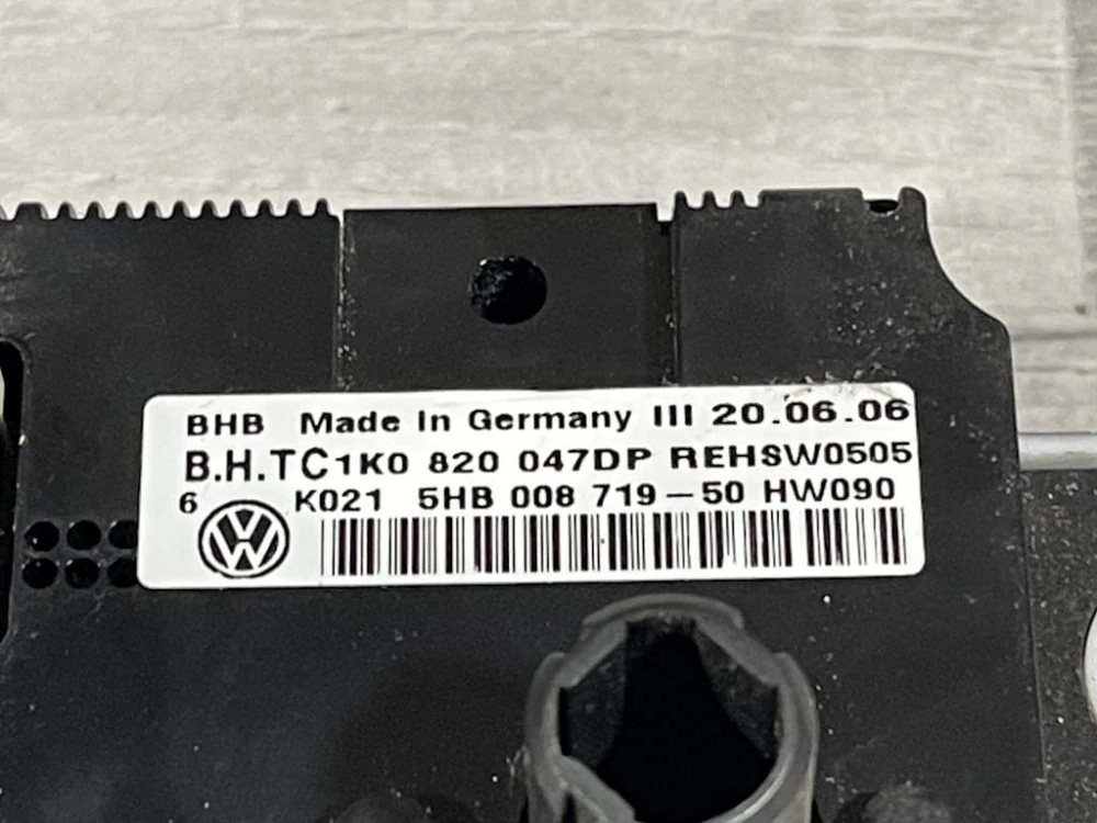 VW GOLF 5 - 1K - 2003-2009 - klima panel - 1K0820047DP