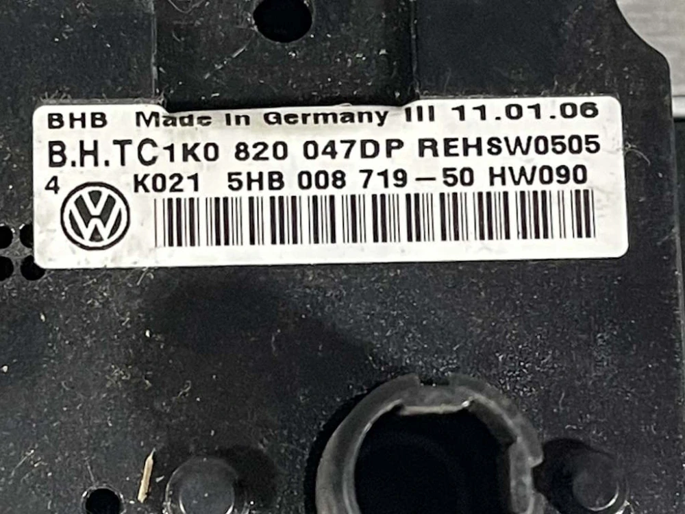 VW GOLF 5 - 1K - 2003-2009 - klima panel - 1K0820047DP