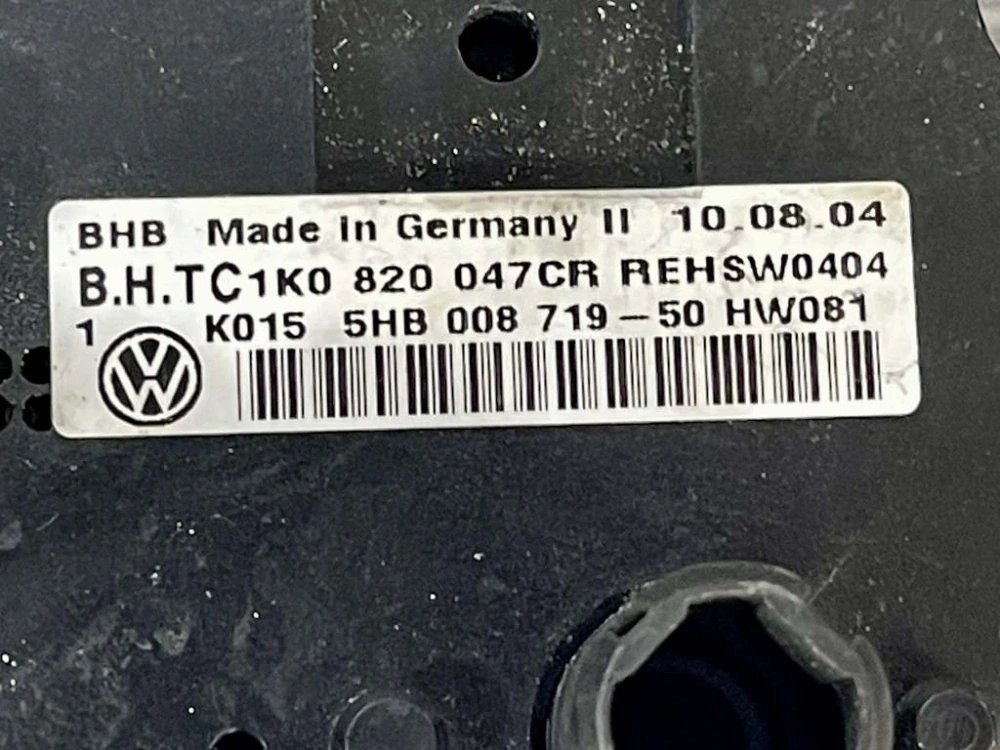 VW TOURAN - 1T - 2003-2010 - klima panel - 1K0820047CR