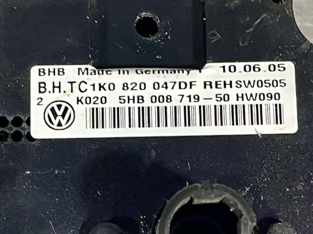 VW GOLF 5 - 1K - 2003-2009 - klima panel - 1K0820047DF