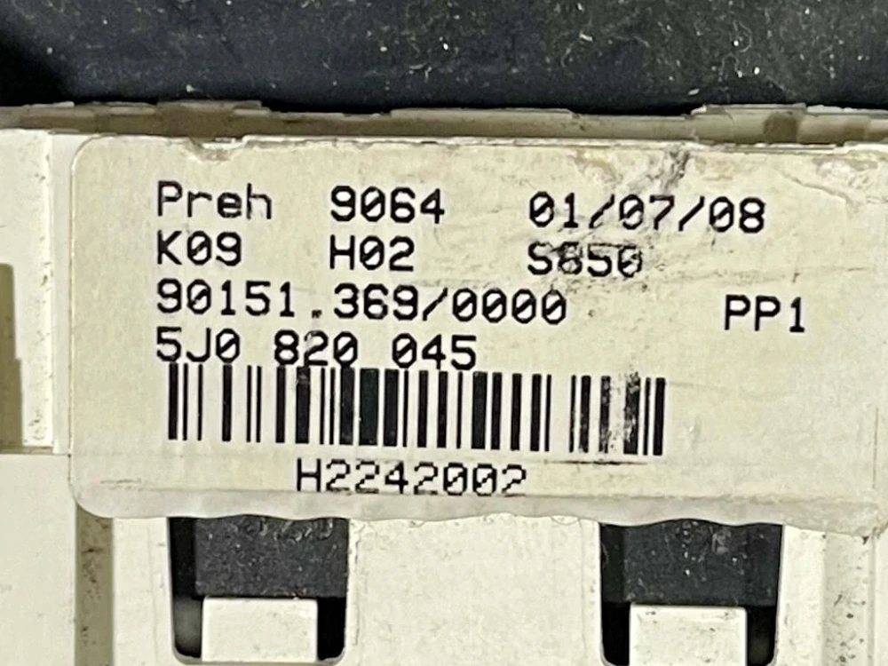 ŠKODA FABIA 2 - 5J - 2007-2014 - klima panel - 5J0820045