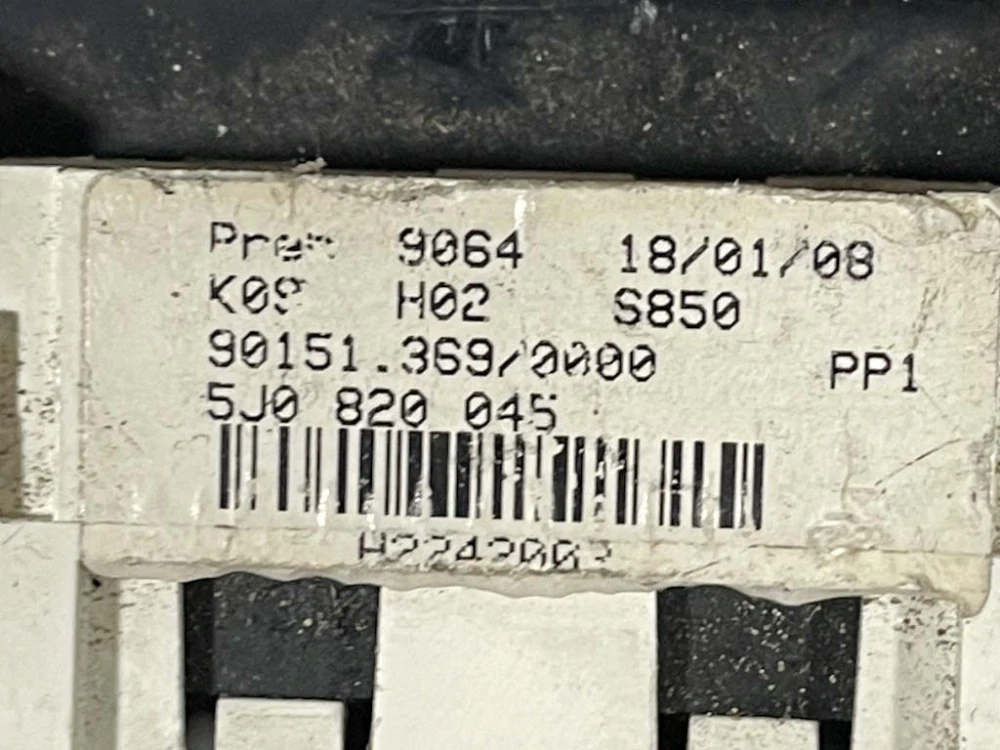 ŠKODA FABIA 2 - 5J - 2007-2014 - klima panel - 5J0820045