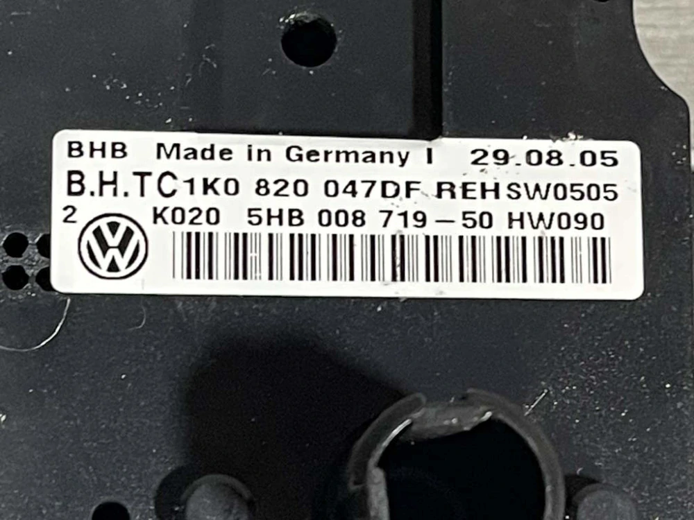 VW PASSAT B6 - 3C - 2005-2010 - klima panel - 1K0820047DF