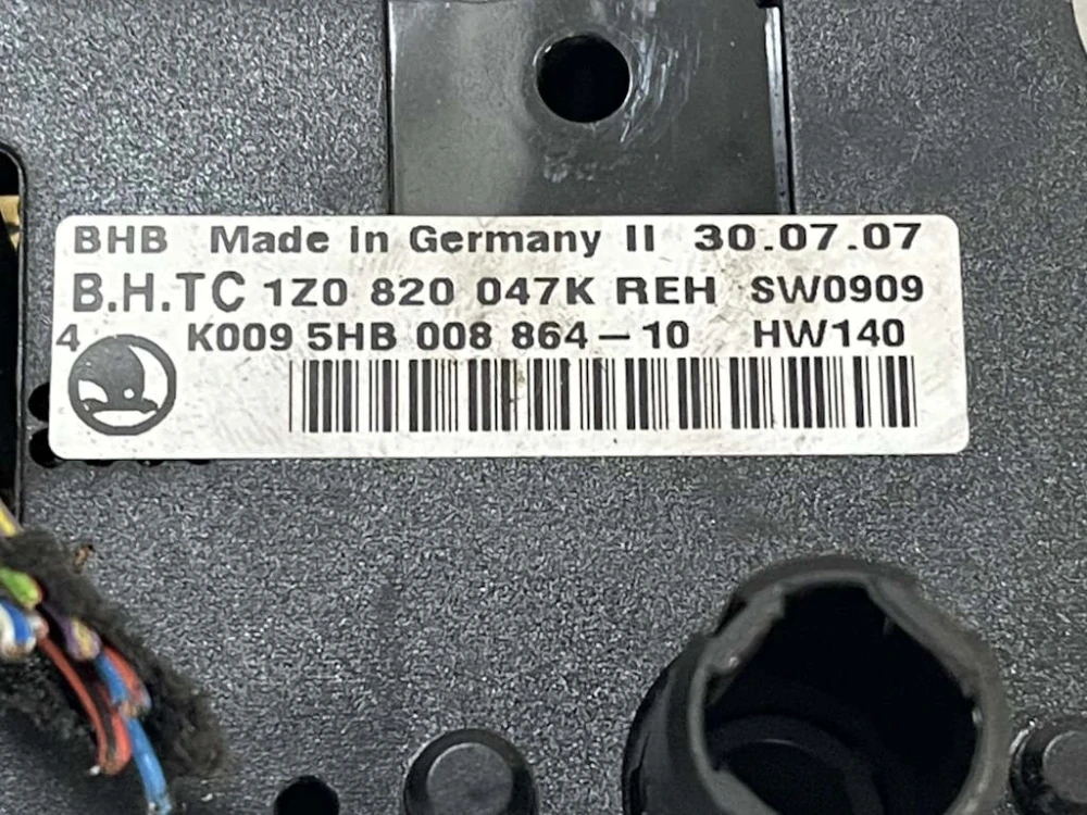 ŠKODA OCTAVIA 2 - 1Z - 2004-2009 - klima panel - 1Z0820047K