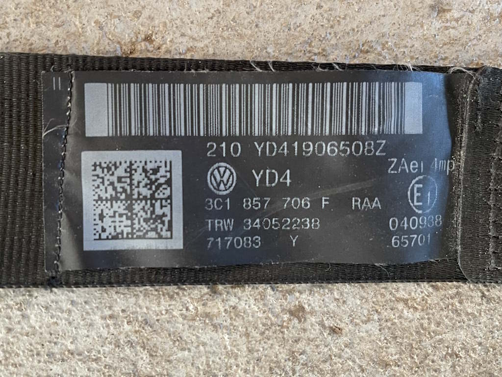 VW PASSAT B6 - 3C - 2005-2010 - pás PP - 3C1857706F