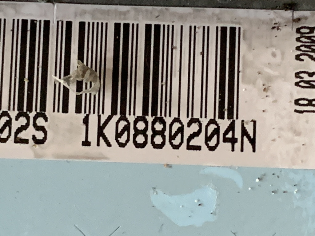 ŠKODA OCTAVIA 2 - 1Z - 2004-2009 - airbag spolujezdec - 1K0880204N