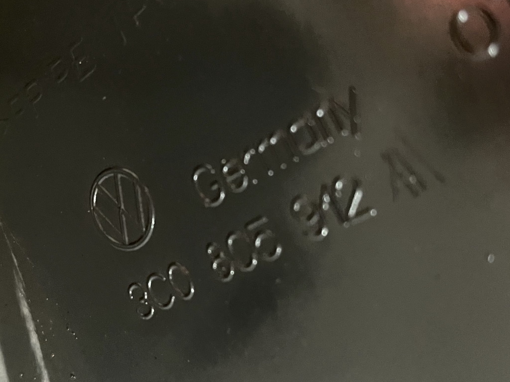 VW PASSAT B6 - 3C - 2005-2010 - nadkolí spodní + horní PP - 3C0805978 3C0805912