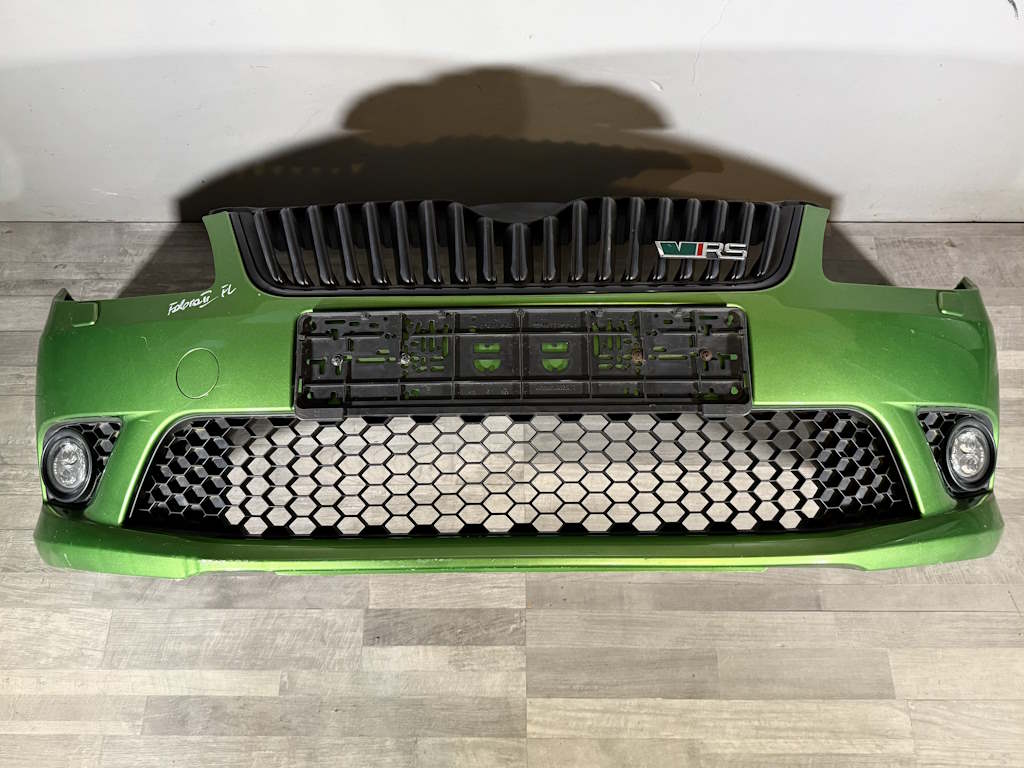 ŠKODA FABIA 2 - 5J - 2010-2014 - FACELIFT - nárazník RS komplet OST - 9585 - 5J0807221H 5J0955656B 5J0955966B 5J0853668C