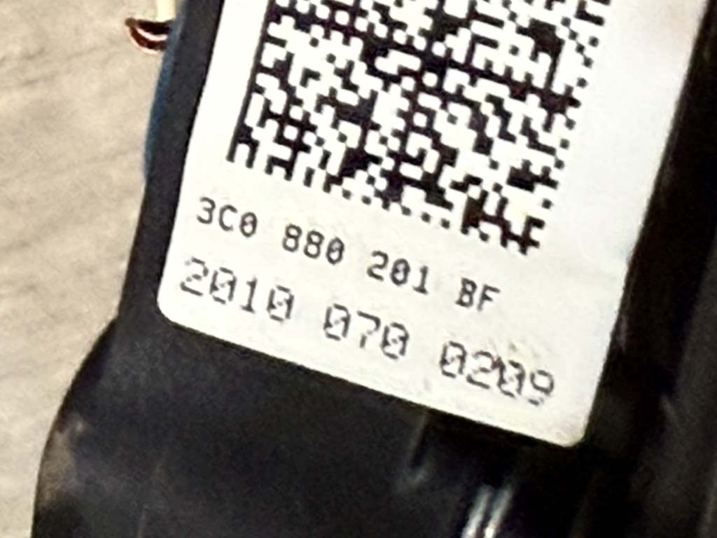 VW PASSAT B6 - 3C - 2005-2010 - 4 ramenný airbag - 3C0880201BF