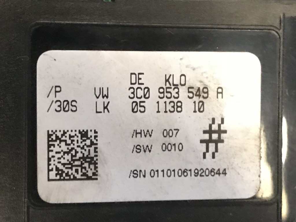 VW PASSAT B6 - 3C - 2005-2010 - páčky pod volant - TEMPOMAT