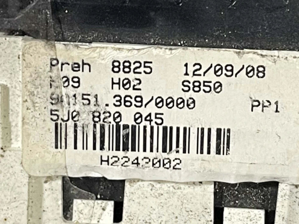 ŠKODA FABIA 2 - 5J - 2007-2014 - klima panel - 5J0820045