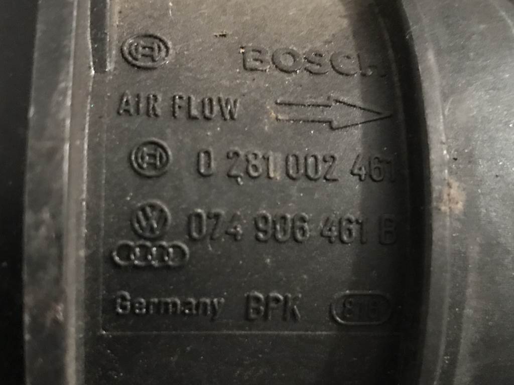 AUDI A3 - 8P - 2003-2012 - váha vzduchu - 0281002461 074906461B