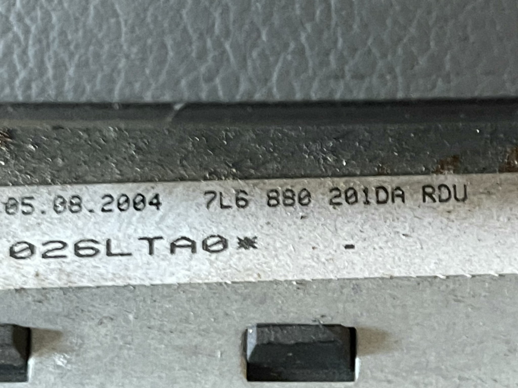 VW TOUAREG - 7L - 2002 - 2010 - airbag volant + spolujezdec + pás PP+LP+PZ+LZ - 7L6880201DA 7L0880202 7L0857705E 7L0857706E 7L0857805A 7L0857806A
