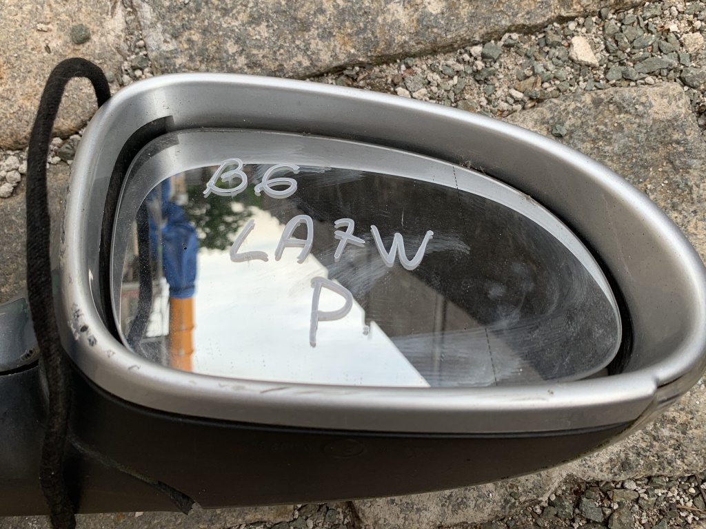 VW PASSAT B6 - 3C - 2005-2010 - zrcátko PP - stříbrná metalíza - LA7W