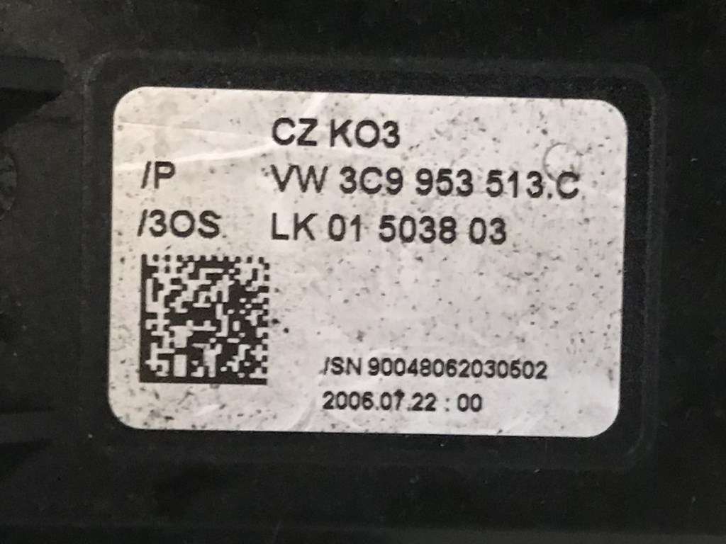 VW PASSAT B6 - 3C - 2005-2010 - páčky pod volant - TEMPOMAT