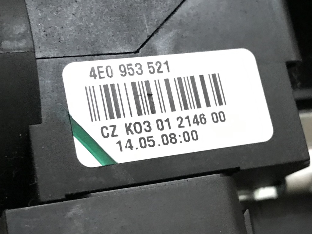 AUDI A6 - 4F - 2005-2011 - páčky pod volant - TEMPOMAT - 4F0910549D 4E0953541A 4E0953503C