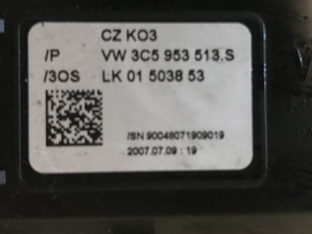 VW PASSAT B6 - 3C - 2005-2010 - páčky pod volant - TEMPOMAT