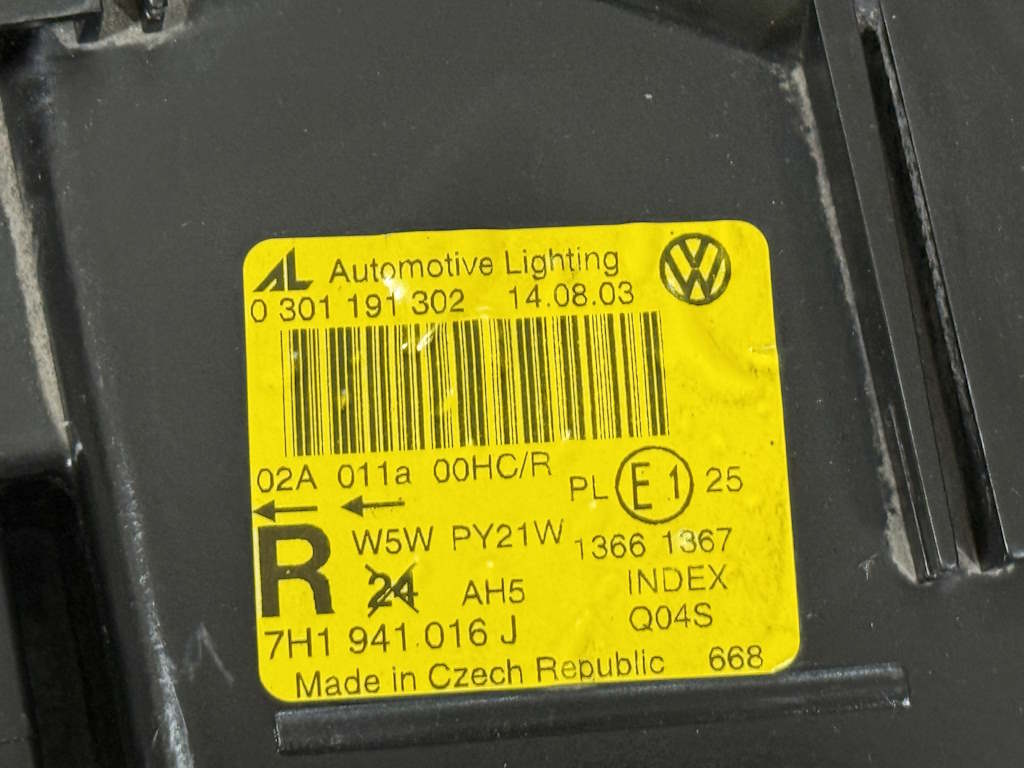 VW TRANSPORTER T5 - 7H - 2003-2009 - světlo PP - 7H1941016J