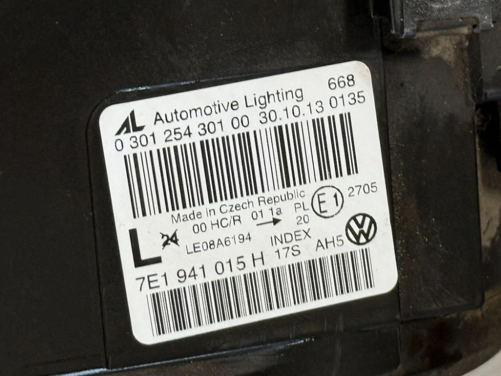 VW TRANSPORTER T5.1 - 7E - 2010-2015 - světlo PP - 7E1941016H