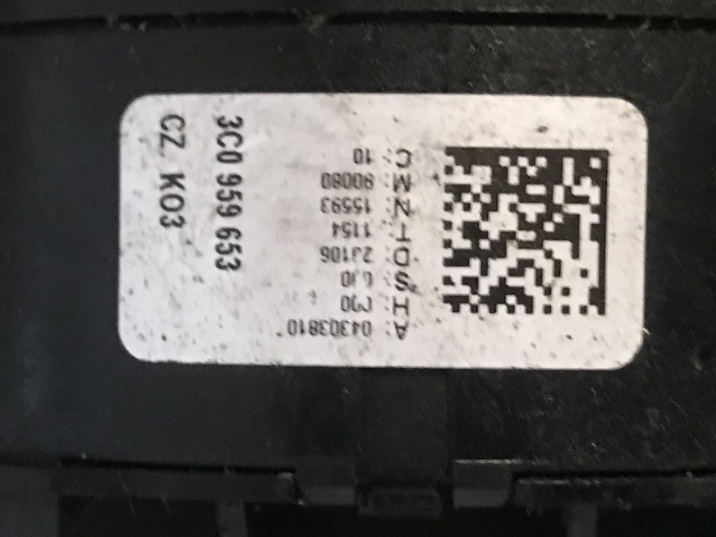 VW PASSAT B6 - 3C - 2005-2010 - páčky pod volant - TEMPOMAT