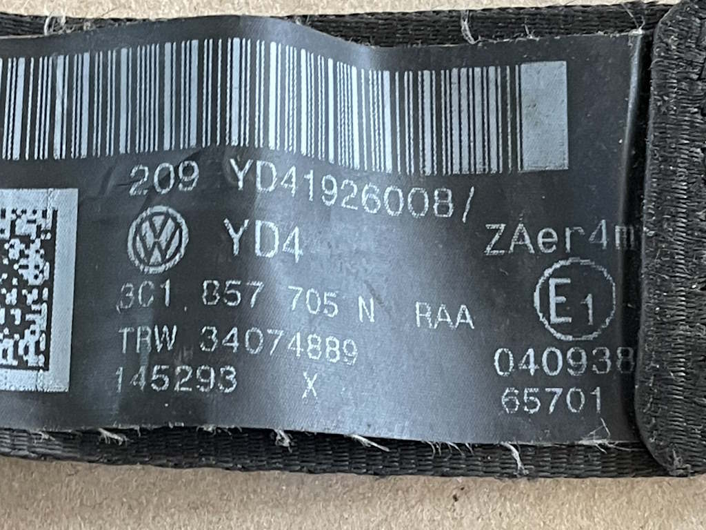 VW PASSAT B6 - 3C - 2005-2010 - 3-ram + spolujezdec + pasy LP+PP