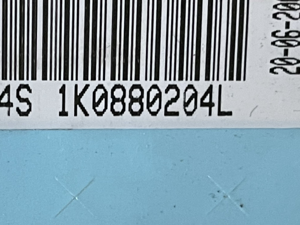 VW GOLF 5 - 1K - 2003-2009 - airbag volant + spolujezdec + pás PP+LP - 1K0880201BS 1K0880204L 1K4857706AT 1K4857705AS