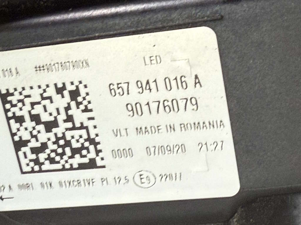 ŠKODA SCALA - 657 - 2019-2023 - světlo PP LED - 957941016A