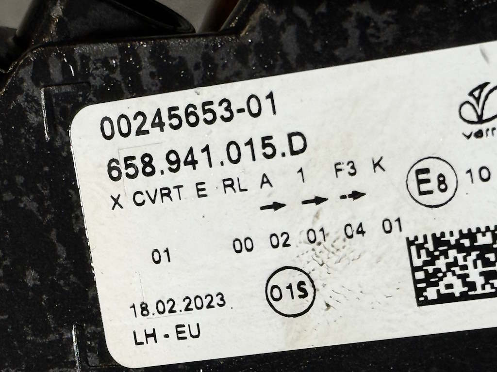 ŠKODA KAMIQ - 658 - 2019-2024 - světlo LP - 658941015D 992941571AC