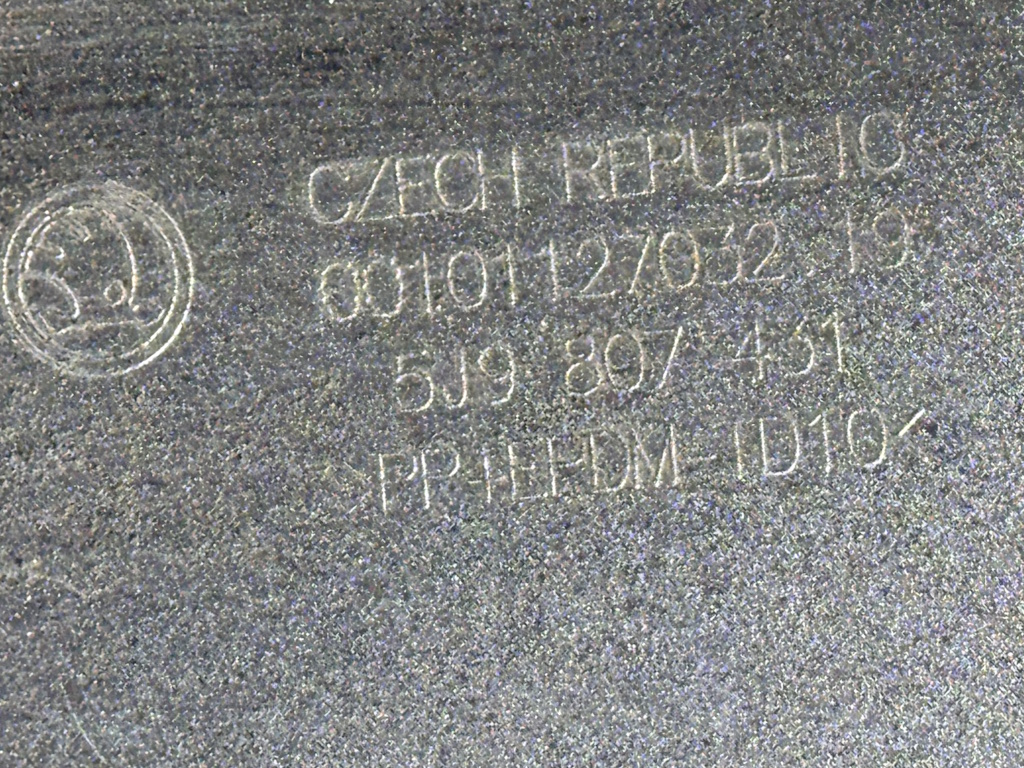 ŠKODA FABIA 2 - 5J - 2007-2014 - zadní nárazník COMBI - 9156 - 5J9807431