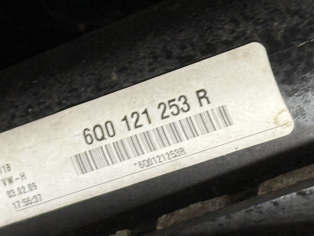ŠKODA FABIA 2 - 5J - 2007-2010 - chladičová stěna - 5J0805565G 6Q0121253R