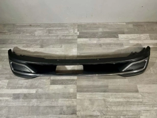 VW GOLF 8 - 5H - 2020-2024 - plast zadního nárazníku s chromem pro HATCHBACK - 5H6807568A