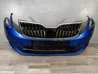 ŠKODA OCTAVIA 3 2017-2019 - FACELIFT - 5E - nárazník + maska - OST + 4xPDC - 5E0807221N 5E0807611D