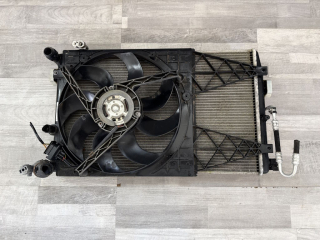 ŠKODA FABIA 2 - 5J - 2007-2010 - ventilátor + chladiče - 6Q0121207N 6Q0121253R